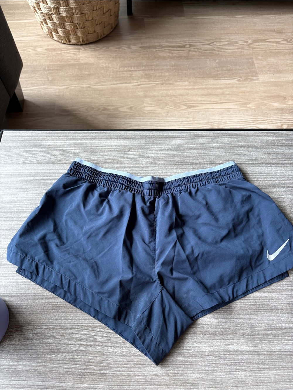 Nike Dark Blue Women's Athletic Running Shorts